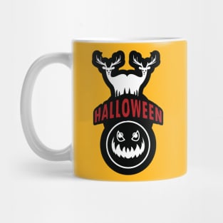 halloween deer logo Mug